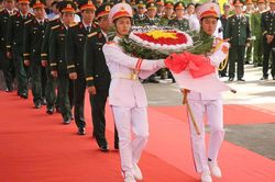 An táng 13 hài cốt liệt sĩ được tìm thấy tại khu vực Câu Nhi, Quảng Trị