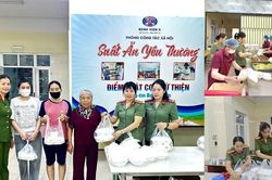 Bữa cơm nghĩa tình gửi bệnh nhân điều trị tại Bệnh viện K