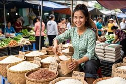 Giá lúa gạo hôm nay 29.8.2026: Gạo nguyên liệu tiếp tục lao dốc