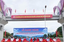 Tuyên Quang khánh thành đập dâng nước tại phường Hà Giang 1