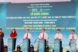 Đà Nẵng: Khởi công 3 hạng mục thuộc Dự án Khu công nghiệp Nam Thăng Bình - Phân khu B với tổng vốn đầu tư gần 1.100 tỷ đồng