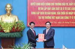 Phú Thọ: Tăng cường năng lực sản xuất ngành công nghiệp ô tô