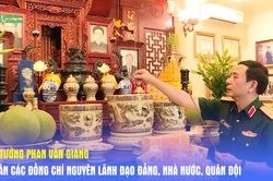 Đại tướng Phan Văn Giang tri ân các đồng chí nguyên lãnh đạo Đảng, Nhà nước, Quân đội