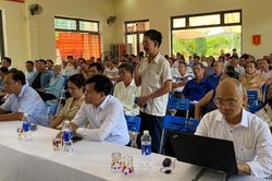 Đối thoại gỡ điểm nghẽn dự án Khu công nghiệp Hòa Ninh