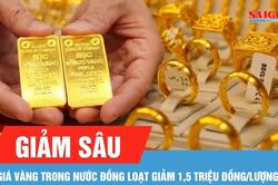 Ngày cuối tuần 29-8, giá vàng giảm sâu