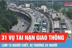 Ngày đầu nghỉ lễ, cả nước xảy ra 31 vụ tai nạn giao thông làm 15 người chết