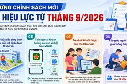 [INFOGRAPHIC] Chính sách mới từ tháng 9/2026: Người dân cần biết gì?