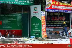 Ch&aacute;y gara sửa &ocirc; t&ocirc; tr&ecirc;n đường L&ecirc; Quang Đạo - H&agrave; Nội