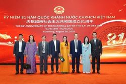 Long trọng tổ chức lễ kỷ niệm Quốc khánh 2/9 tại Côn Minh (Trung Quốc)