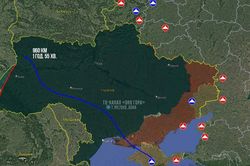UAV phản lực Nga lập kỷ lục bay gần 1.000 km vào sâu Ukraine