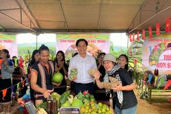 Ph&oacute; Chủ tịch x&atilde; 'l&ecirc;n s&oacute;ng' b&aacute;n măng, mật ong gi&uacute;p b&agrave; con v&ugrave;ng cao