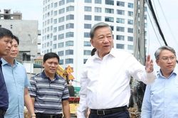 Tổng B&iacute; thư, Chủ tịch nước: Phấn đấu sớm th&ocirc;ng xe to&agrave;n tuyến V&agrave;nh đai 1
