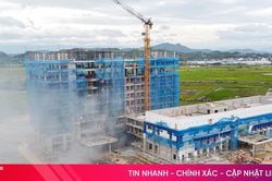 Kịp thời khống chế vụ ch&aacute;y tại c&ocirc;ng trường Bệnh viện Đa khoa TTH Đức Thọ