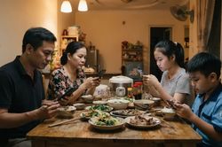 Giữ lửa gia đình ấm hơn giữa thế giới màn hình