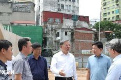 Tổng Bí thư, Chủ tịch nước kiểm tra thực địa một số dự án trọng điểm ở Hà Nội