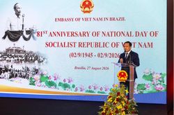 Việt Nam - Brazil mở rộng hợp tác, hướng tới mục tiêu thương mại 15 tỷ USD