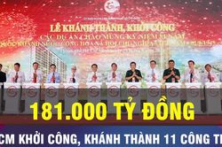 18 GIỜ NGÀY 29-8: TPHCM khởi công, khánh thành 11 dự án