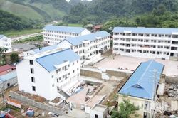 Công trình trường nội trú Bát Mọt tăng tốc chặng nước rút
