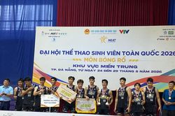 Trường Đại học Thể dục Thể thao Đà Nẵng đoạt chức vô địch vòng loại khu vực miền Trung môn bóng rổ