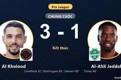 Al Kholood quật ng&atilde; Al-Ahli Jeddah, bứt l&ecirc;n vị tr&iacute; thứ 8 Pro League