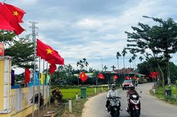 Xã Tam Xuân ra mắt mô hình 'Đường cờ kiểu mẫu'