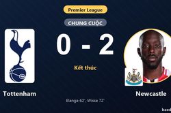 Hạ gục Tottenham ngay trên sân khách, Newcastle khiến đối thủ chìm sâu nhóm dưới