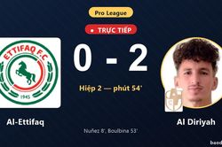TRỰC TIẾPTrực tiếp Al-Ettifaq vs Al Diriyah: Al Diriyah nh&acirc;n đ&ocirc;i c&aacute;ch biệt