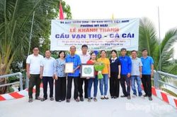 Khánh thành 2 cây cầu nhân dịp Lễ Quốc khánh 2-9