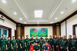 Đồn BP Cửa khẩu Quốc tế Lệ Thanh và Tiểu đoàn 113 phối hợp quản lý, bảo vệ biên giới