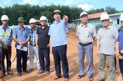 Thi công trường phổ thông nội trú liên cấp tại các xã biên giới: "Làm tới đâu, gọn tới đó"