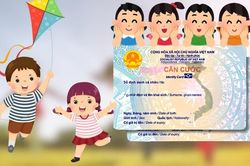 Từ ngày 1-9, cấp thẻ căn cước cho trẻ dưới 6 tuổi được thực hiện qua quy trình liên thông điện tử