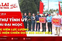 Điểm tin trưa: Bí thư Tỉnh ủy Thái Đại Ngọc động viên lực lượng thực hiện Chiến dịch 500 ngày đêm
