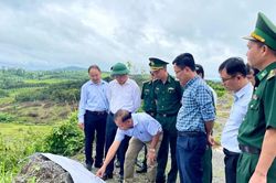 Phó Chủ tịch UBND tỉnh Nguyễn Hữu Quế kiểm tra tiến độ triển khai Dự án thủy điện Sê San 4A mở rộng