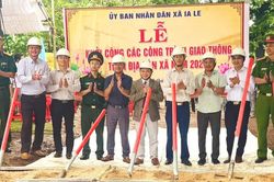 Ia Le khởi công nhiều công trình giao thông