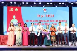 Đại hội Hội Nh&agrave; b&aacute;o tỉnh Lạng Sơn lần thứ VIII
