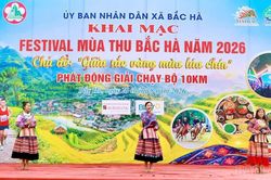 Khai mạc Festival Mùa Thu Bắc Hà năm 2026