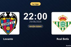Nhận định Levante vs Real Betis: Điểm nóng cuộc đua tốp đầu