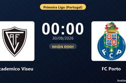 Nhận định Academico Viseu vs FC Porto: Cơ hội b&aacute;m đuổi ng&ocirc;i đầu
