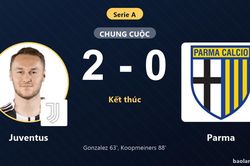 Hạ gục Parma, Juventus vươn l&ecirc;n giữa bảng xếp hạng Serie A