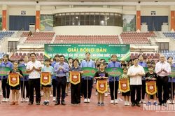 Khai mạc Giải B&oacute;ng b&agrave;n c&aacute;c c&acirc;y vợt xuất sắc trẻ, thiếu ni&ecirc;n, nhi đồng quốc gia năm 2026