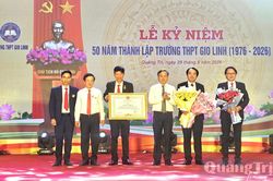 Trường THPT Gio Linh kỷ niệm 50 năm thành lập và khai giảng năm học mới