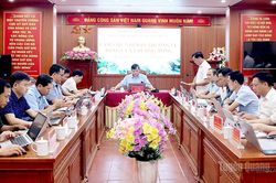 Đoàn kiểm tra, giám sát số 743 của Ban Thường vụ Tỉnh ủy làm việc với Ban Thường vụ Đảng ủy các xã Minh Ngọc, Giáp Trung, Yên Cường, Đường Hồng