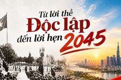 Từ lời thề Độc lập đến lời hẹn 2045