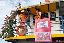 Mắt thần' trên sông, chủ động phòng ngừa vi phạm giao thông đường thủy dịp 2/9