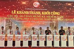 TP Hồ Chí Minh khánh thành, khởi công 11 công trình với tổng mức đầu tư hơn 181 nghìn tỷ đồng