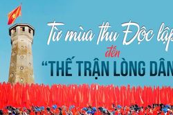 Từ m&ugrave;a thu Độc lập đến 'Thế trận l&ograve;ng d&acirc;n' trong kỷ nguy&ecirc;n mới