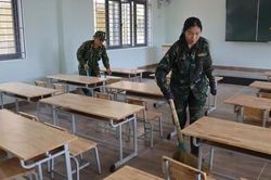 Khẩn trương hoàn thiện trường nội trú vùng biên trước ngày khai giảng