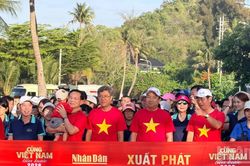 Lâm Đồng dẫn đầu số bước chân trong sự kiện 'Cùng Việt Nam tiến bước'