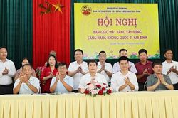Bắc Ninh: Xã Gia Bình hoàn tất bàn giao mặt bằng dự án Cảng hàng không Quốc tế