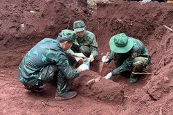 Đội K76 phát hiện, quy tập thêm hài cốt liệt sĩ tại Đồng Nai